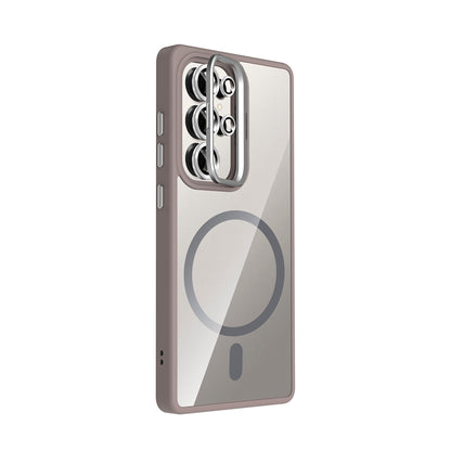 NEW-Lithe Standlı Kılıf MagSafe Özellikli Lens Koruyucu Hediyeli - Galaxy A35