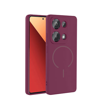 NEW-Tinty Silikon Kılıf MagSafe Özellikli - Redmi Note 13 Pro 4G