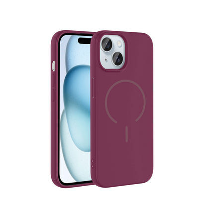 NEW-Tinty Silikon Kılıf MagSafe Özellikli - iPhone 15