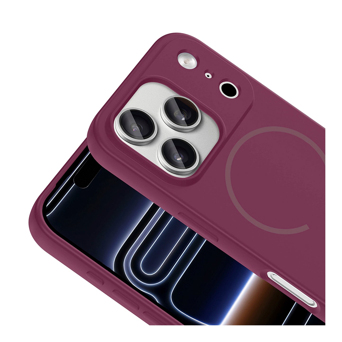 NEW-Tinty Silikon Kılıf MagSafe Özellikli - iPhone 17 Pro Max