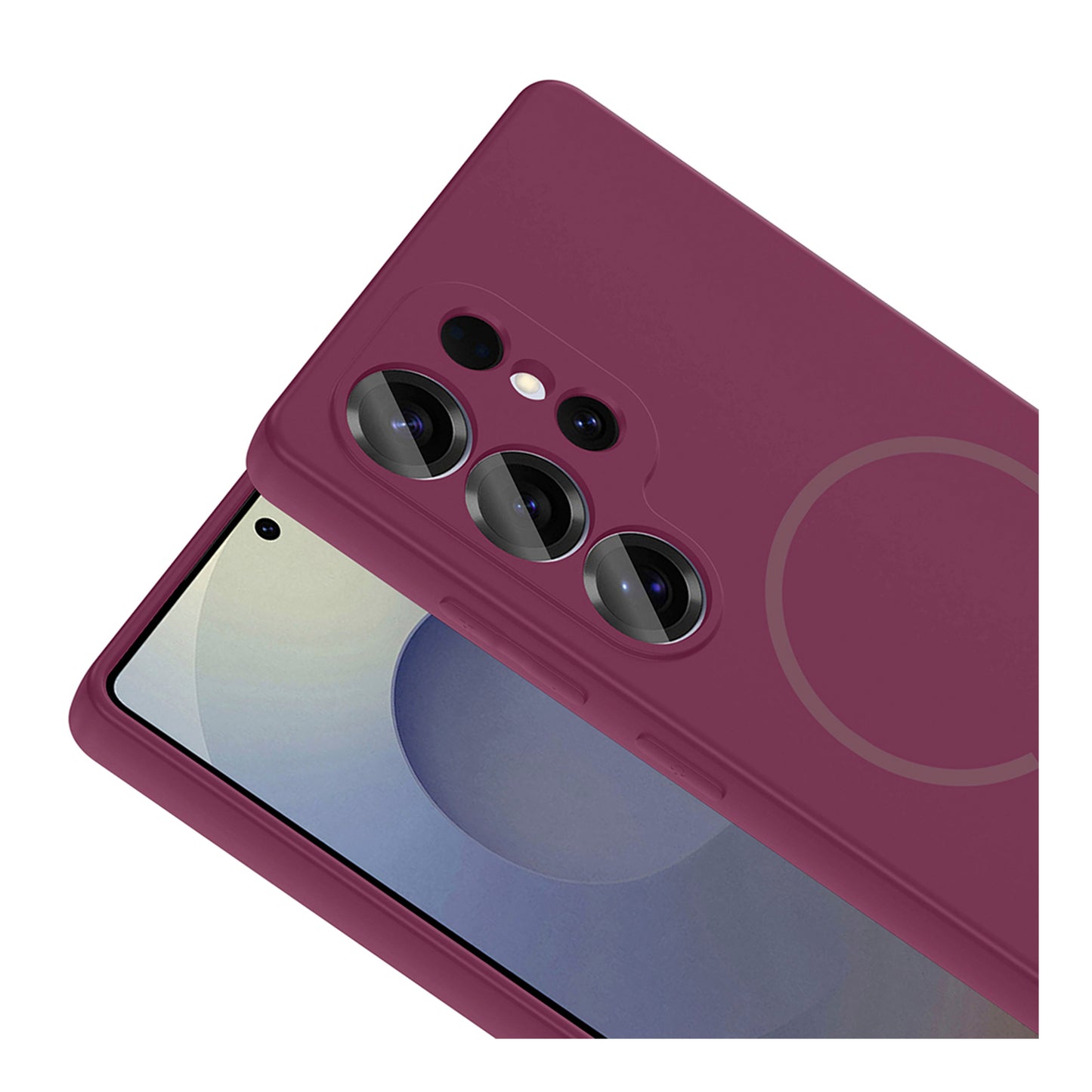 NEW-Tinty Silikon Kılıf MagSafe Özellikli - Galaxy S24 Ultra