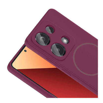 NEW-Tinty Silikon Kılıf MagSafe Özellikli - Redmi Note 13 Pro 4G
