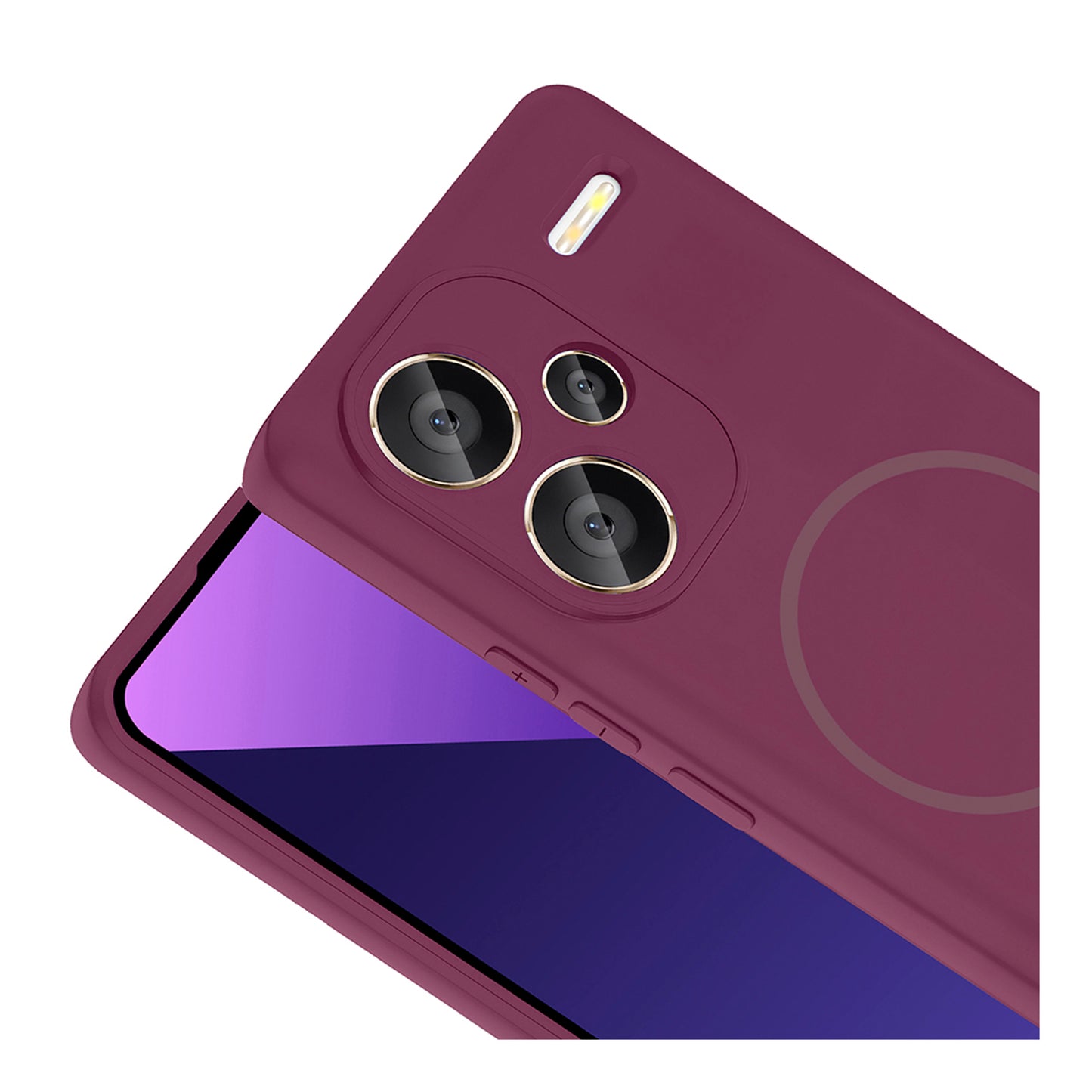 NEW-Tinty Silikon Kılıf MagSafe Özellikli - Redmi Note 13 Pro Plus 5G