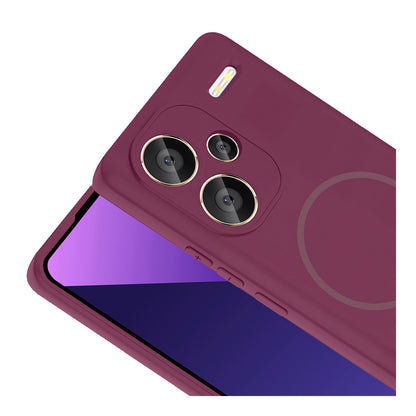NEW-Tinty Silikon Kılıf MagSafe Özellikli - Redmi Note 13 Pro Plus 5G