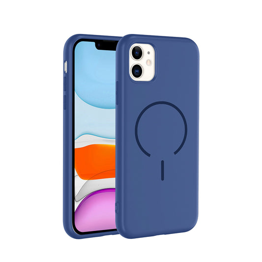 NEW-Tinty Silikon Kılıf MagSafe Özellikli - iPhone 11
