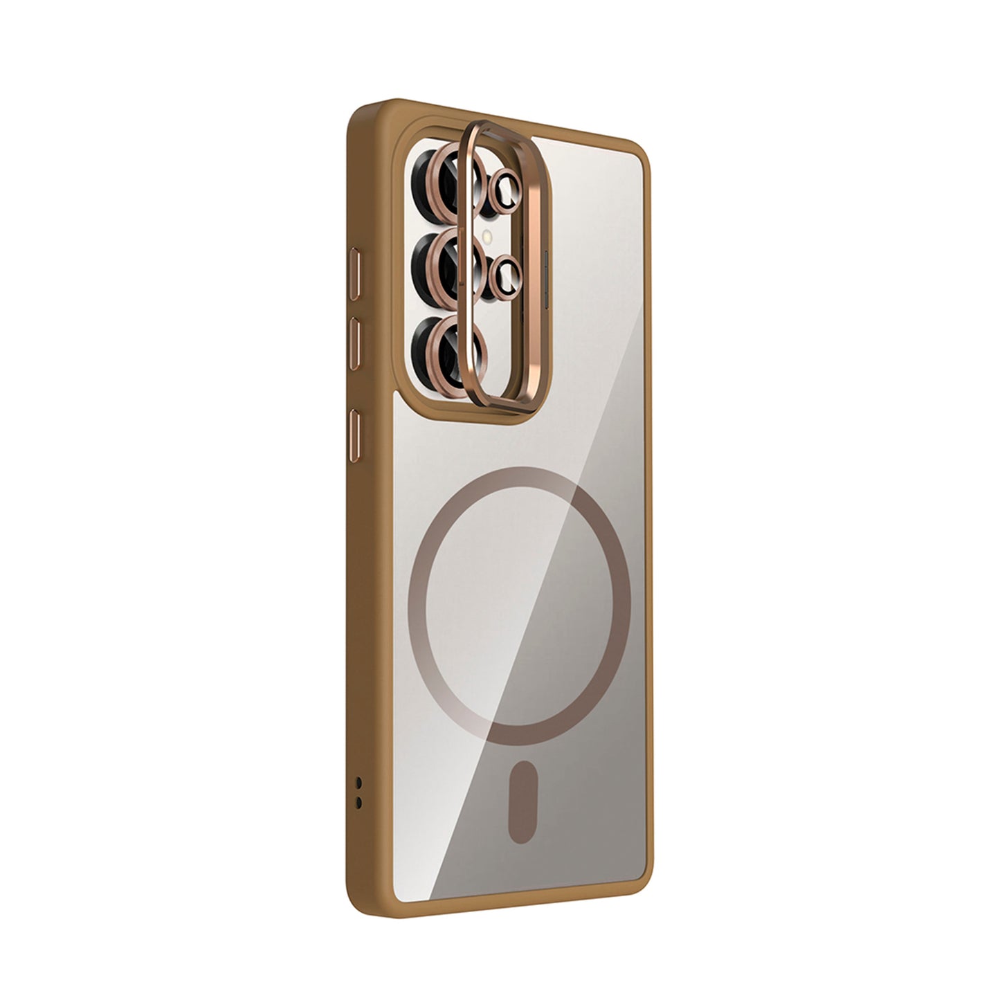 NEW-Lithe Standlı Kılıf MagSafe Özellikli Lens Koruyucu Hediyeli - Galaxy A25