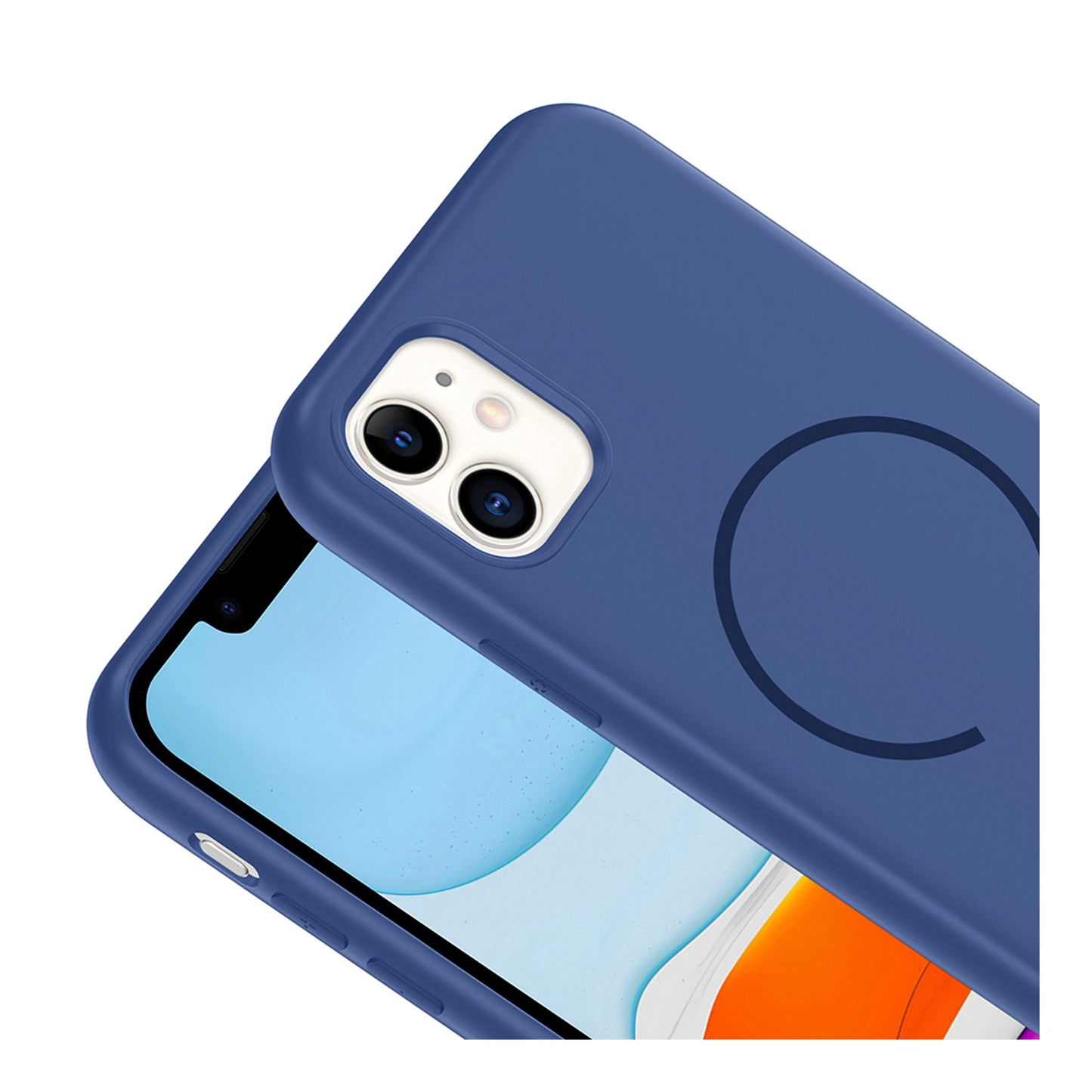 NEW-Tinty Silikon Kılıf MagSafe Özellikli - iPhone 11