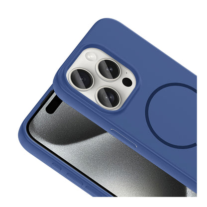 NEW-Tinty Silikon Kılıf MagSafe Özellikli - iPhone 15 Pro