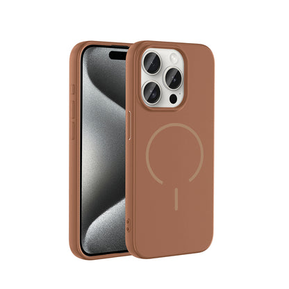 NEW-Tinty Silikon Kılıf MagSafe Özellikli - iPhone 15 Pro Max