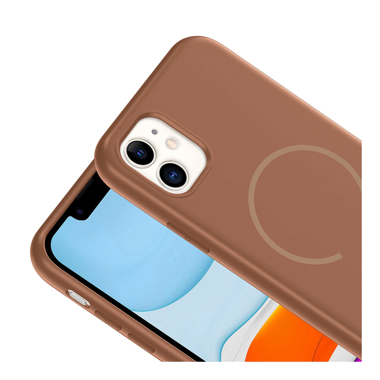 NEW-Tinty Silikon Kılıf MagSafe Özellikli - iPhone 11