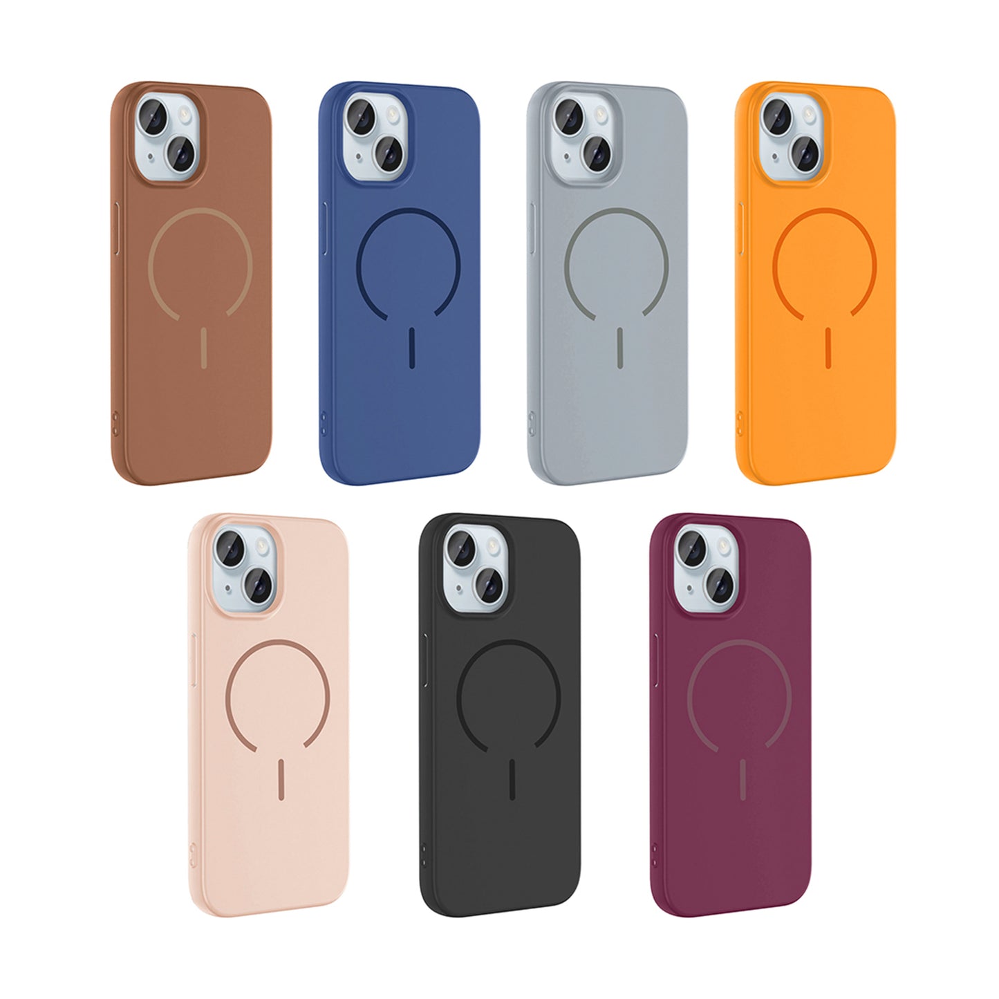 NEW-Tinty Silikon Kılıf MagSafe Özellikli - iPhone 15