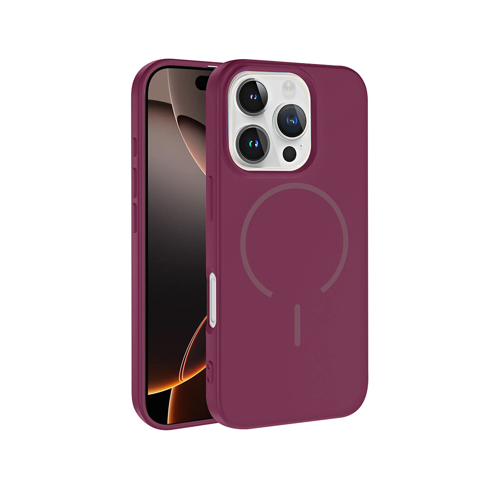 NEW-Tinty Silikon Kılıf MagSafe Özellikli - iPhone 16 Pro