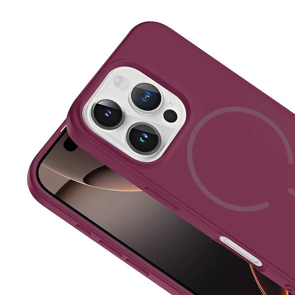 NEW-Tinty Silikon Kılıf MagSafe Özellikli - iPhone 16 Pro Max