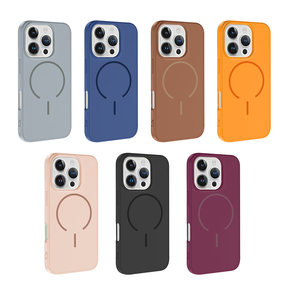 NEW-Tinty Silikon Kılıf MagSafe Özellikli - iPhone 16 Pro