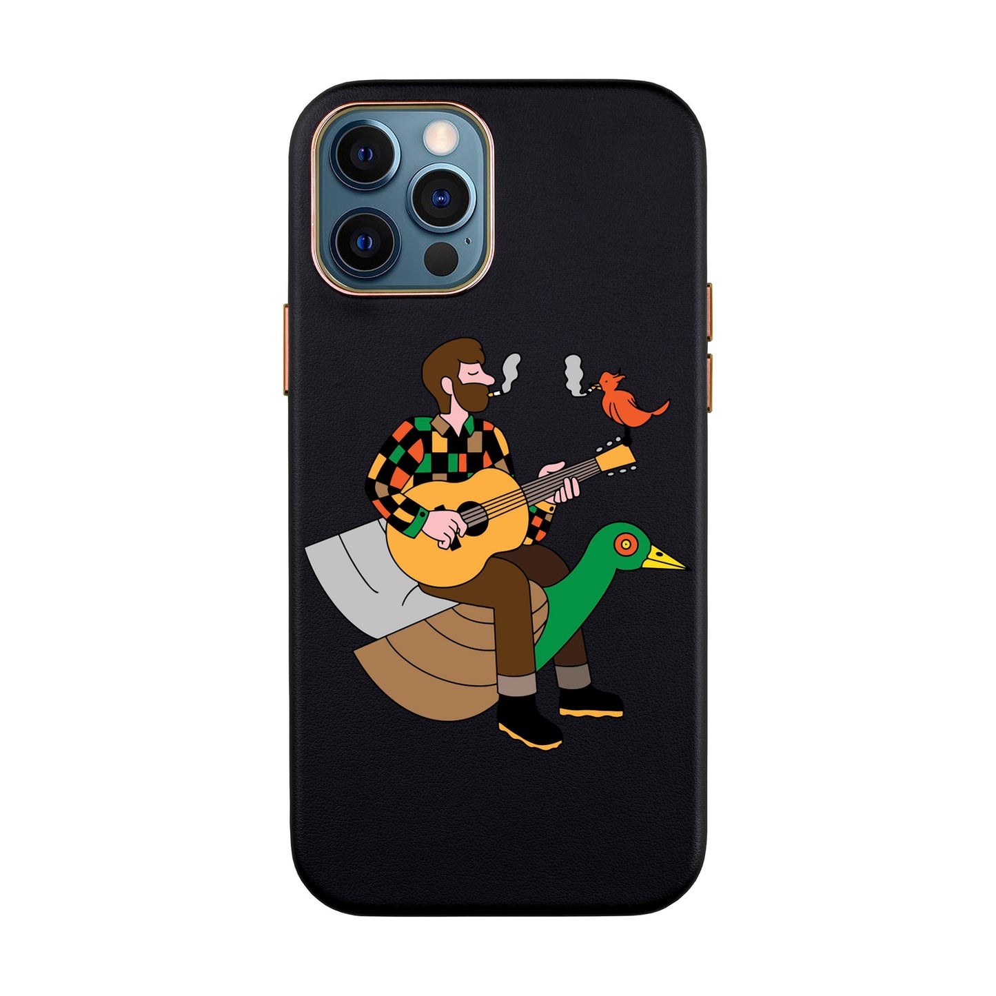 BIRDS OF A FEATHER-iPhone 12 Pro Max Leather Kılıf