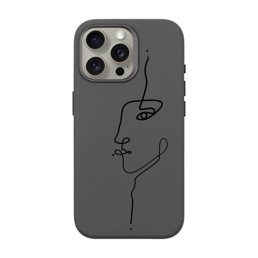 FACE-iPhone 15 Pro Max Leather Premium Kılıf MagSafe Özellikli