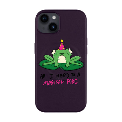 FORG-iPhone 14 Plus Leather Kılıf MagSafe Özellikli