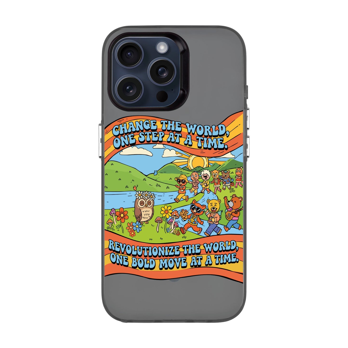 CHANGE THE WORLD-iPhone 15 Pro Max Hold Kılıf MagSafe Özellikli