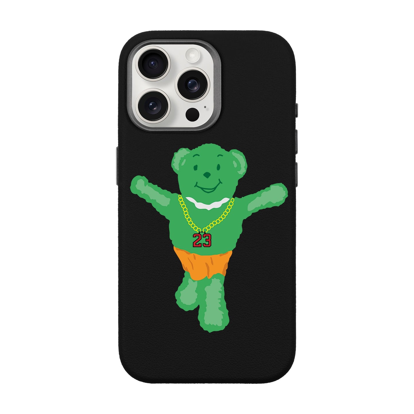 GREEN BEAR-iPhone 15 Pro Max Leather Premium Kılıf MagSafe Özellikli