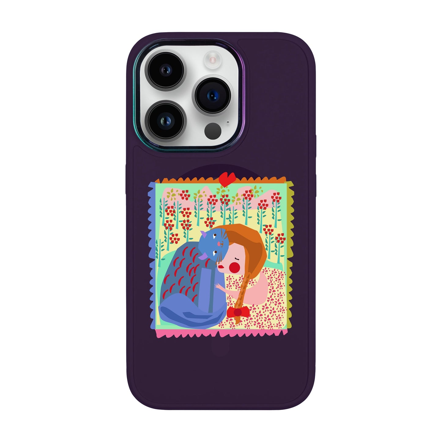 KEDİ POSTA PULU-Vigor Kılıf MagSafe Özellikli - iPhone 14 Pro