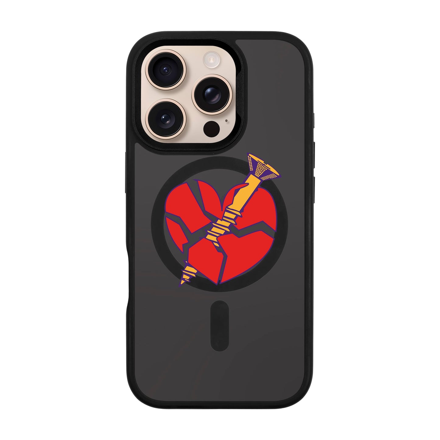 BROKEN HEART-iPhone 16 Pro Rise Kılıf MagSafe Özellikli
