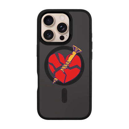 BROKEN HEART-iPhone 16 Pro Rise Kılıf MagSafe Özellikli