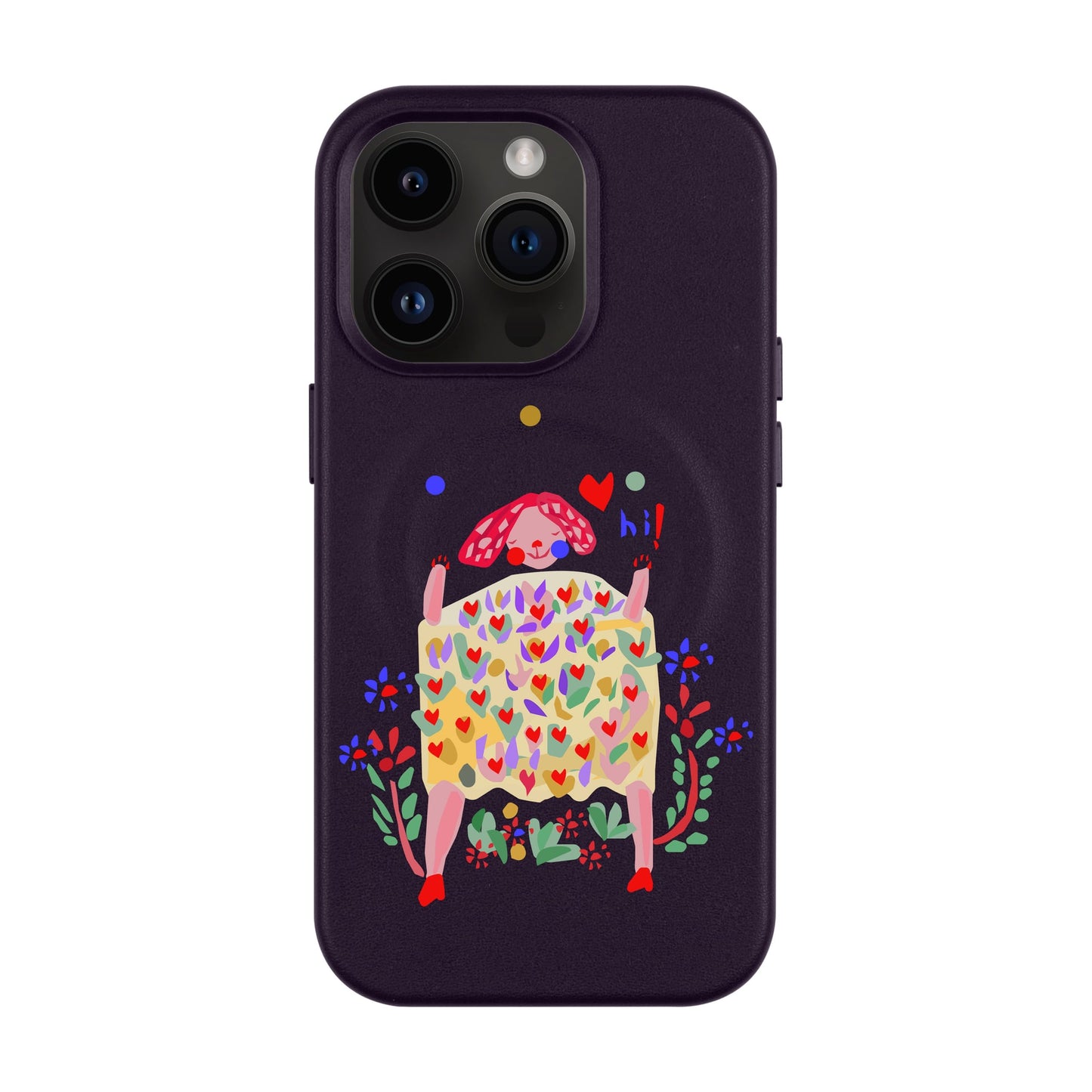 ÜÇ TOP-Leather Kılıf MagSafe Özellikli - iPhone 14 Pro