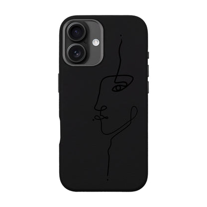 FACE-iPhone 16 Leather Premium Kılıf MagSafe Özellikli
