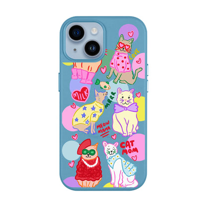 CAT MOM-Leather Kılıf MagSafe Özellikli - iPhone 13