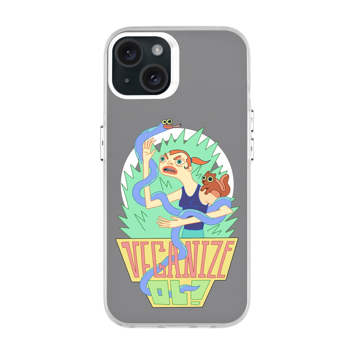 VEGANİZE-iPhone 15 Plus Hold Kılıf MagSafe Özellikli
