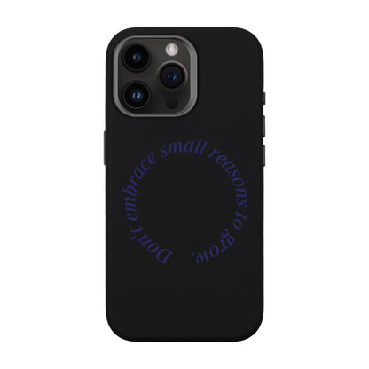 GROW-iPhone 14 Pro Max Leather Premium Kılıf MagSafe Özellikli
