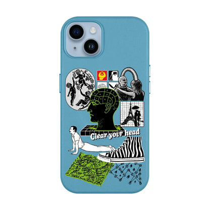 CLEAR YOUR HEAD-iPhone 14 Plus Leather Kılıf MagSafe Özellikli