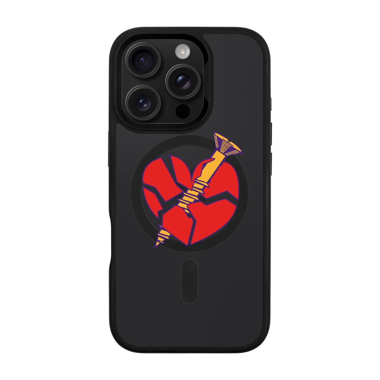 BROKEN HEART-iPhone 16 Pro Rise Kılıf MagSafe Özellikli