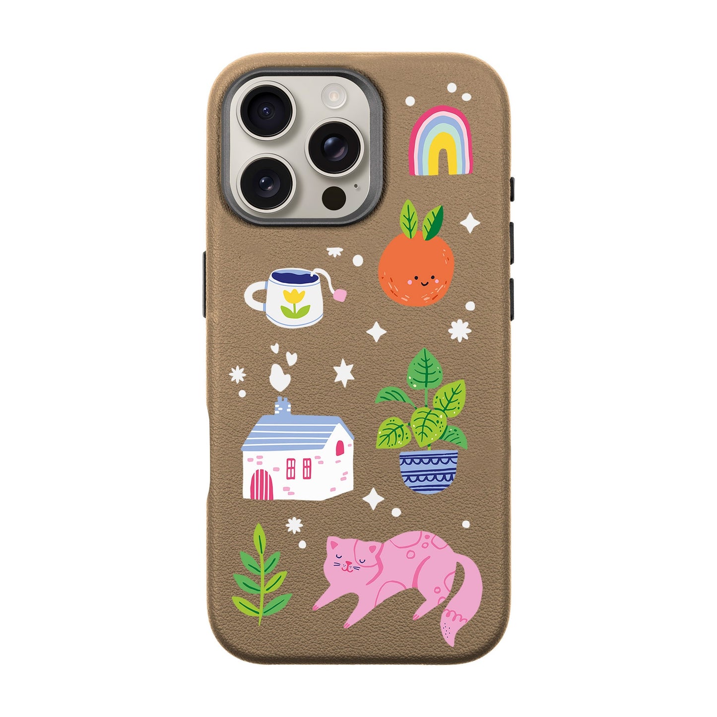 FRESH SPRING-iPhone 16 Pro Max Leather Premium Kılıf MagSafe Özellikli