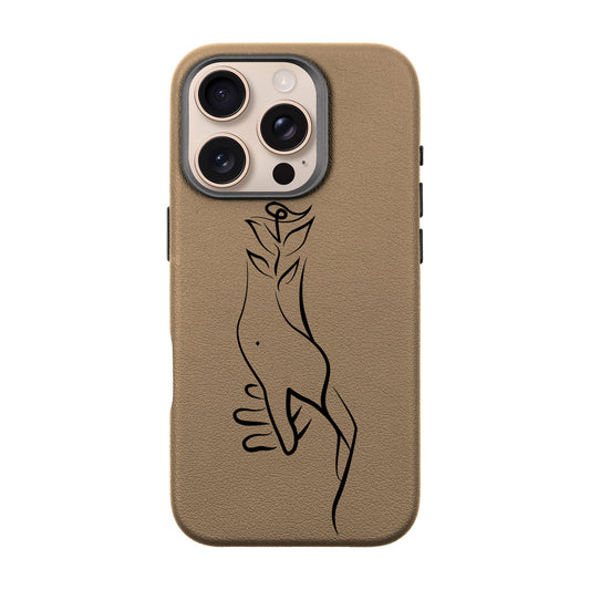 TOUCH-iPhone 16 Pro Leather Premium Kılıf MagSafe Özellikli