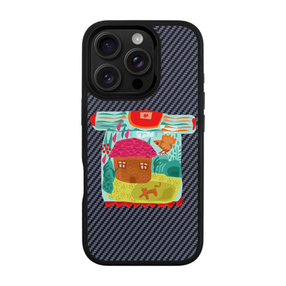 SİHİRLİ KAZAK-iPhone 16 Pro Plaid Kılıf MagSafe Özellikli