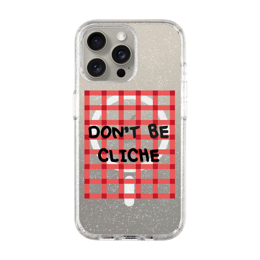 DON'T BE CLICHE-iPhone 15 Pro Max Shiny Kılıf MagSafe Özellikli