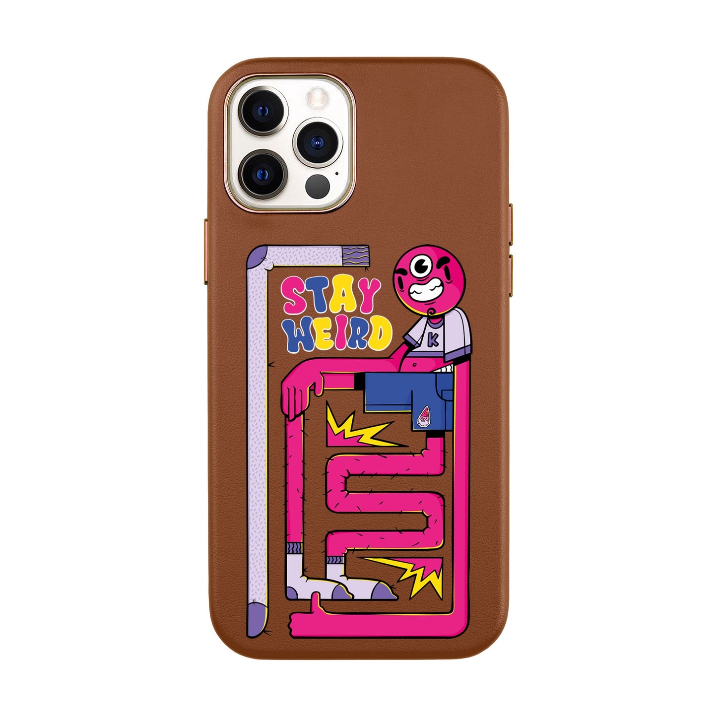 OG TOOTHY-iPhone XR Leather Kılıf