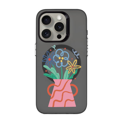 PINK VASE-iPhone 15 Pro Hold Kılıf MagSafe Özellikli