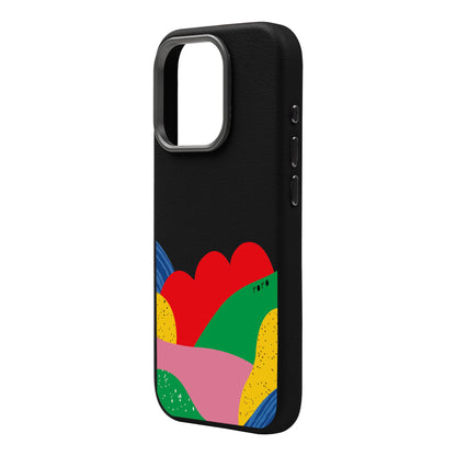 FLAG-iPhone 16 Pro Leather Premium Kılıf MagSafe Özellikli