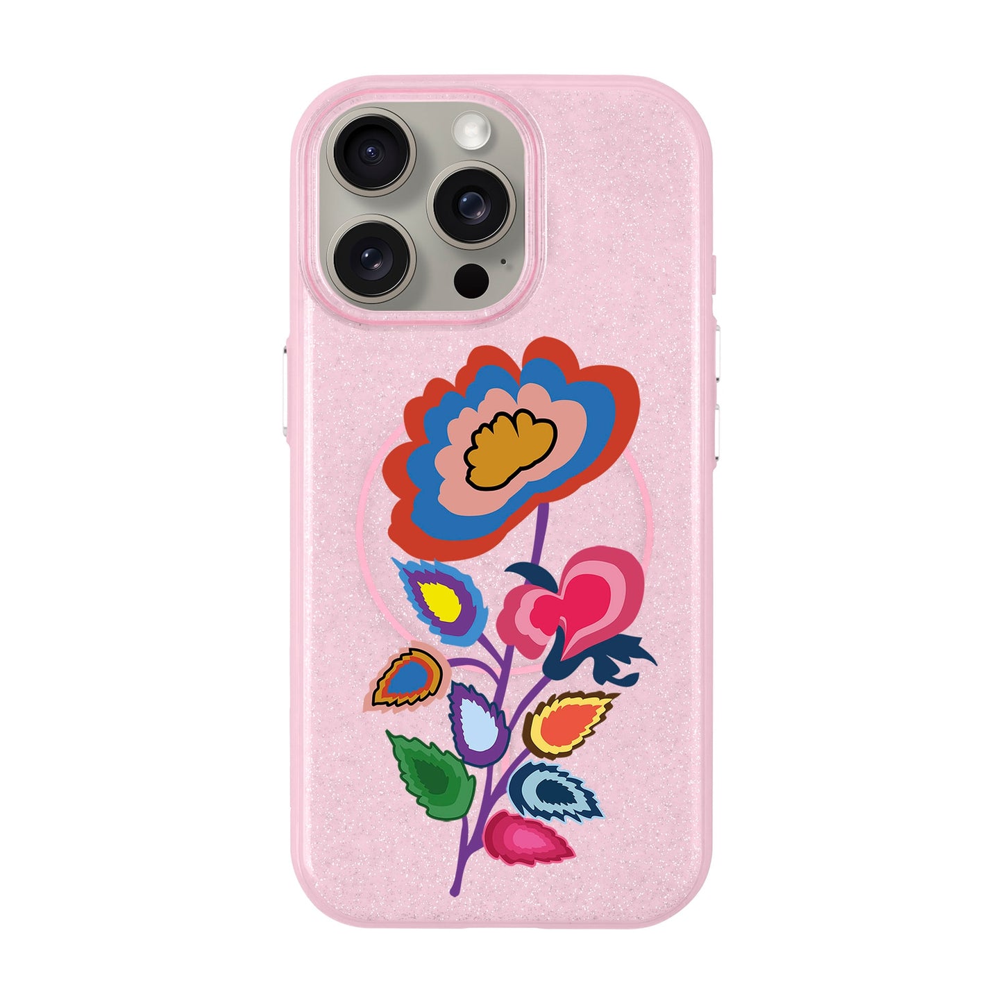 KNITTED FLOWER-iPhone 15 Pro Max Radiant Kılıf MagSafe Özellikli