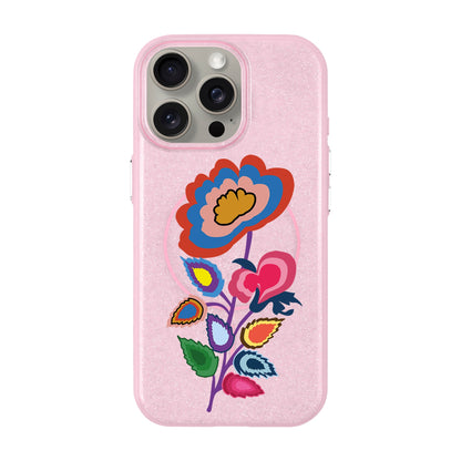 KNITTED FLOWER-iPhone 15 Pro Max Radiant Kılıf MagSafe Özellikli