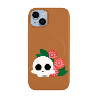 MEMENTO BLOOM-iPhone 14 Plus Leather Kılıf MagSafe Özellikli