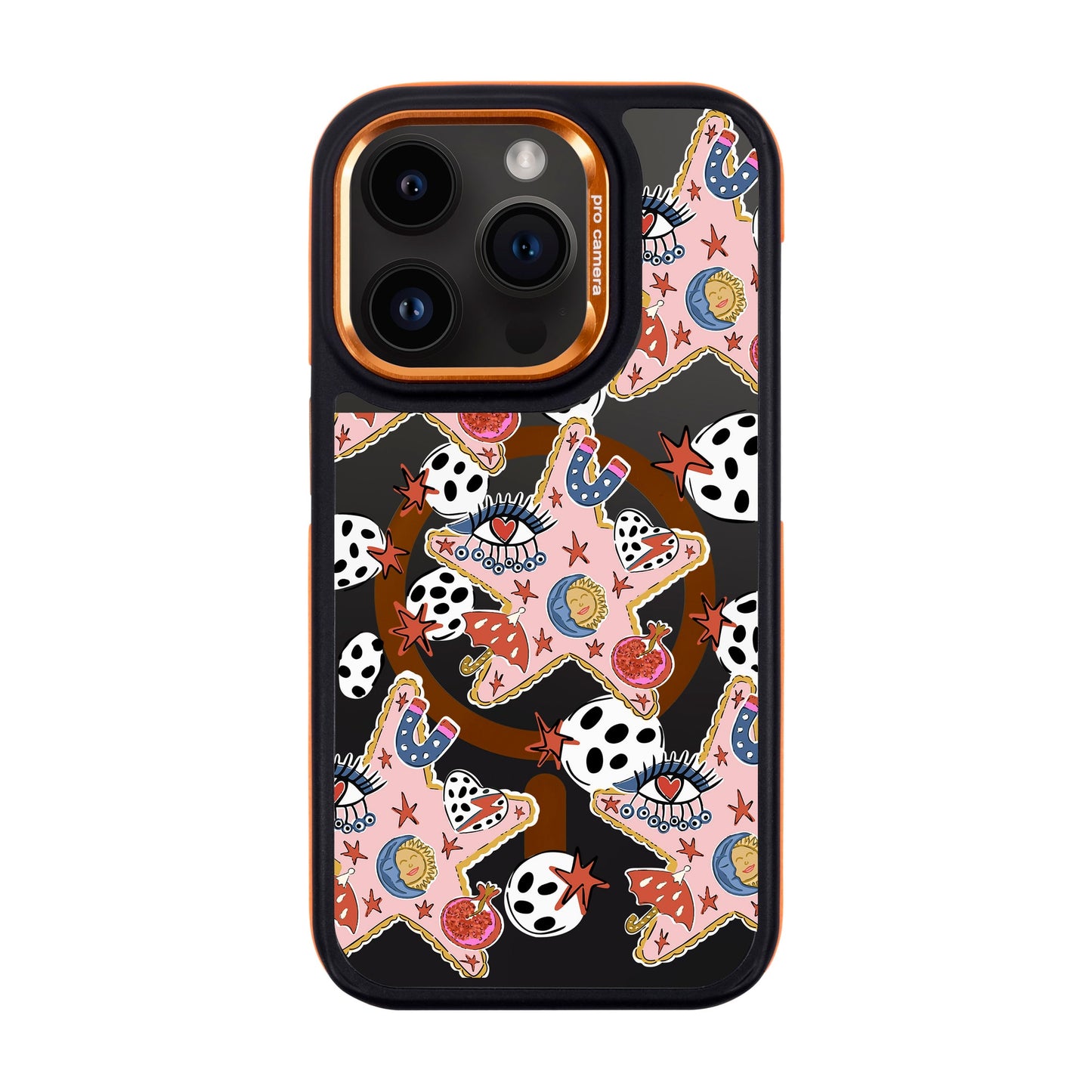 DURUSKO-iPhone 14 Pro Dark Kılıf MagSafe Özellikli