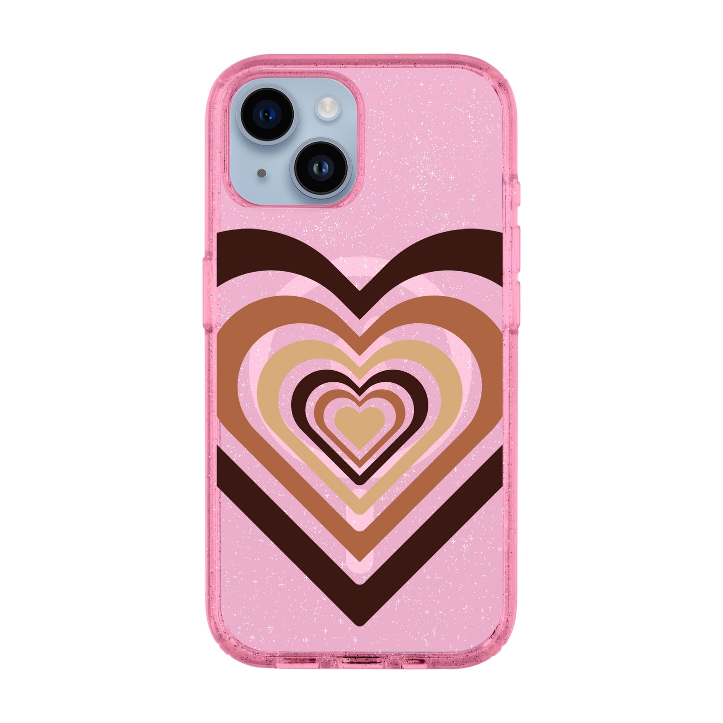 HEART-iPhone 14 Shiny Kılıf MagSafe Özellikli