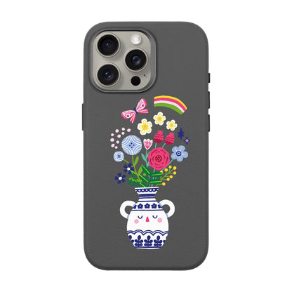 PARTERRE-iPhone 15 Pro Max Leather Premium Kılıf MagSafe Özellikli