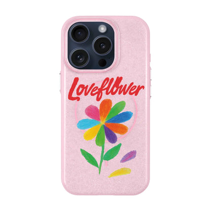 LOVE FLOWER-iPhone 15 Pro Radiant Kılıf MagSafe Özellikli