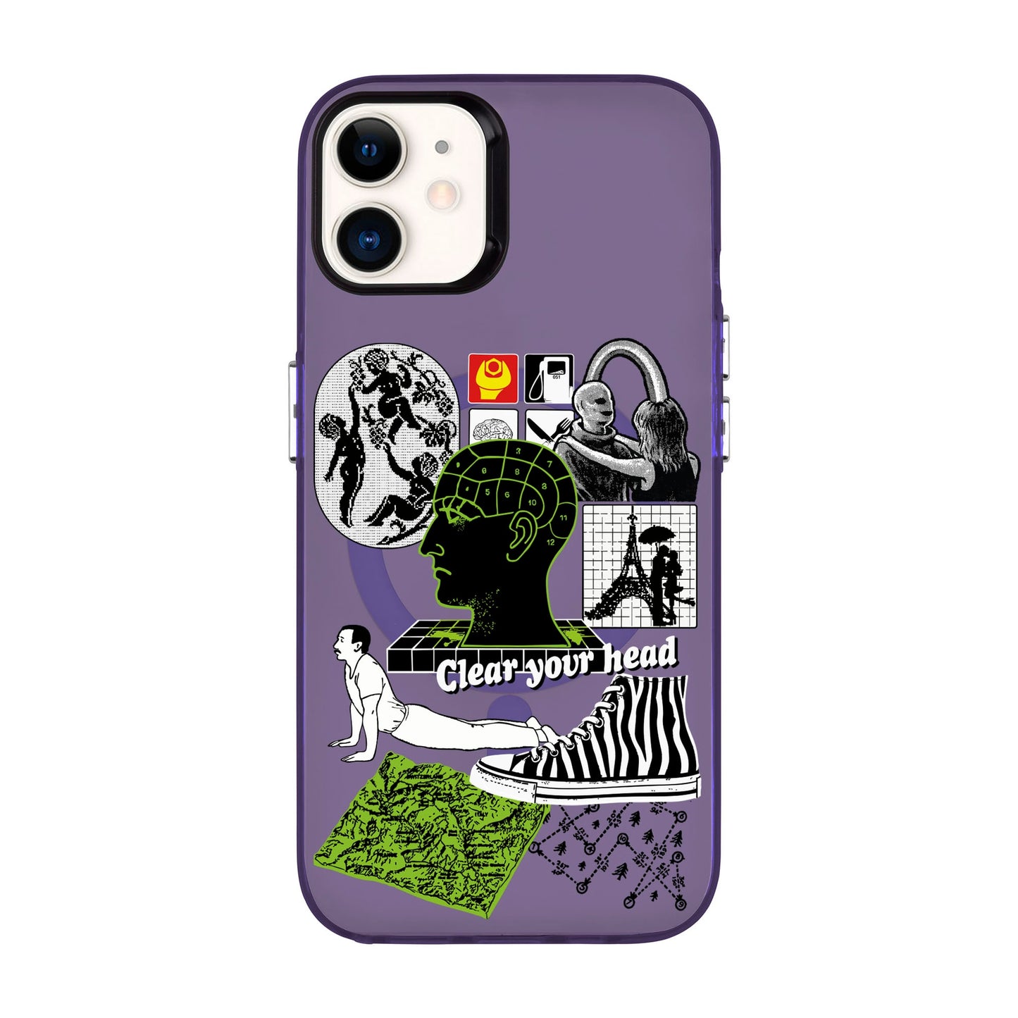 CLEAR YOUR HEAD-iPhone 11 Hold Kılıf MagSafe Özellikli