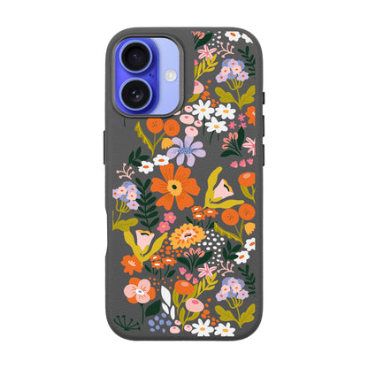 FLOWER-iPhone 16 Plus Leather Premium Kılıf MagSafe Özellikli