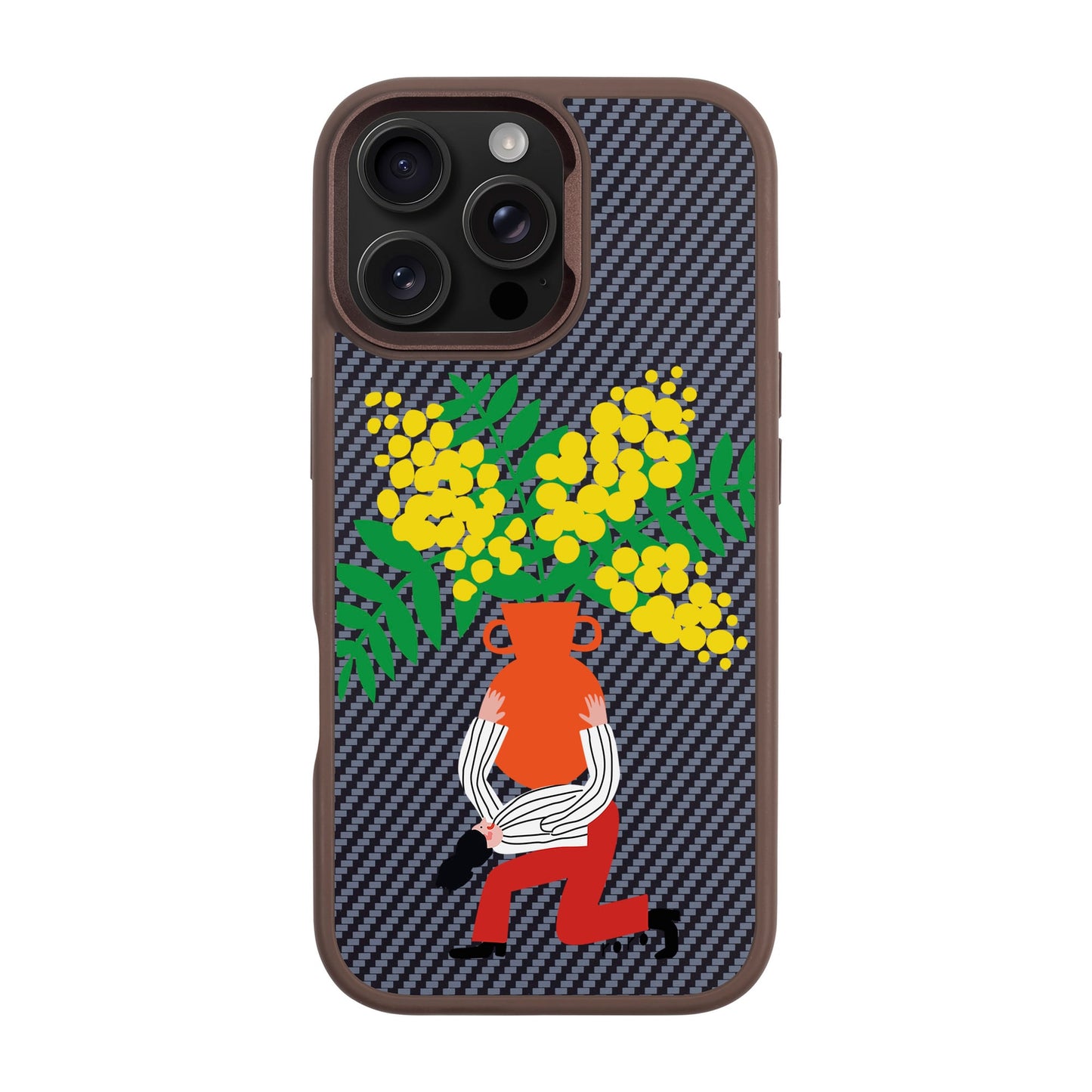 VASE-iPhone 16 Pro Max Plaid Kılıf MagSafe Özellikli